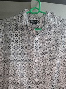 Patterned Short Sleeve Shirt