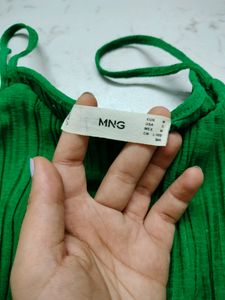 GREEN MANGO SPAGHETTI TOP