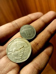 1 Rupees And 25 Paise Old Coin.