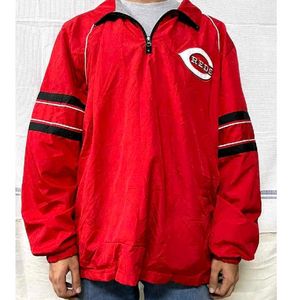 MLB Cincinnati Reds quarter zip pullover jacket