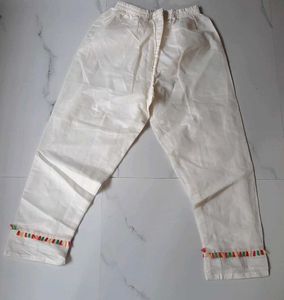 Embroidered White Kurti