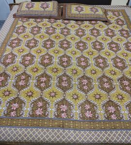 Cotton Double Bed Bedsheet