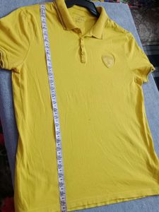 CALVIN KLEIN Men&#39;s Yellow Tshirt