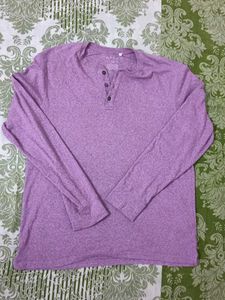 Men's Purple Long Sleeve Shirt