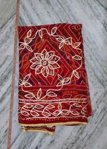 Elegant Red Saree