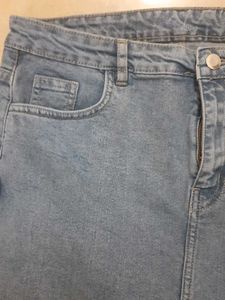 Denim Midi Skirt