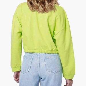 Women's Cotton High Neck Sweatshirt