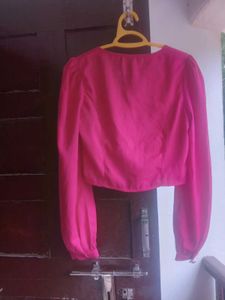 Pink Long Sleeve Top