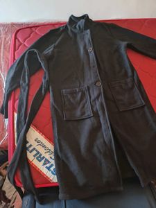 Elegant Black Trench Coat