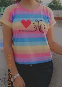 Cute Rainbow Crop Top ❤️🌈
