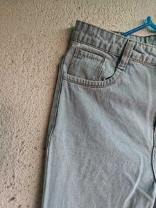 High Waist Light Blue Denim