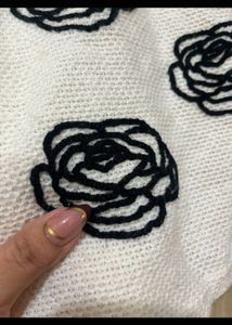 Off White Woolen Sweater