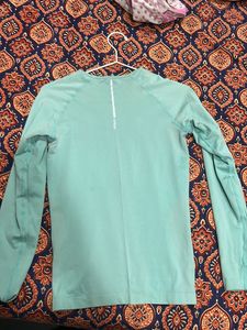 Turquoise Long Sleeve Top