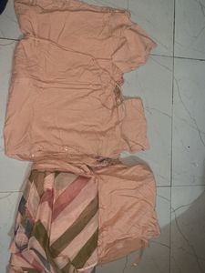 Peach Salwar Kameez Set