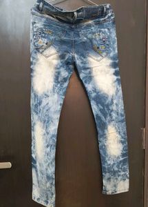 Trendy Tie-Dye Jeans