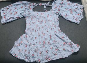 Floral Print Crop Top