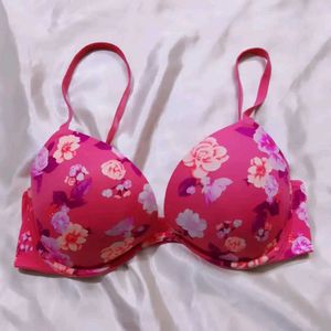 Floral Print Bra