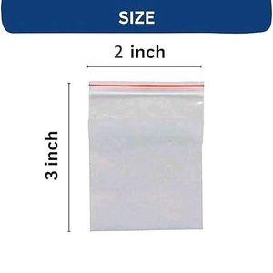 60 Pcs Combo And 2 Pkt Zip Locks Different  Size