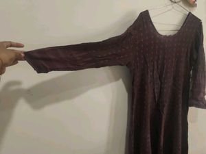 Burgundy Tunic with Detail