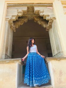 Jaipuri Cotton Long skirt