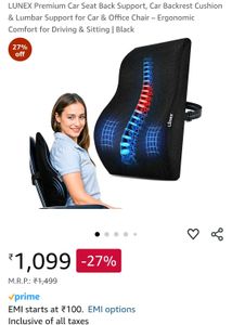 Car And Chair Back Support