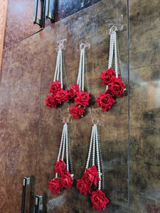 Artificial Red Rose Hangings