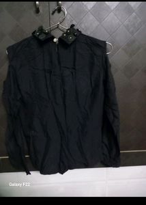 Black Off Shoulder Top