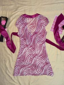 🎀 y2k hot pink babydoll top 🎀
