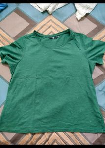 Bottle green colour T-shirt