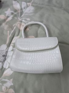 Cute White Sling Bag