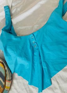 Blue Swim Top