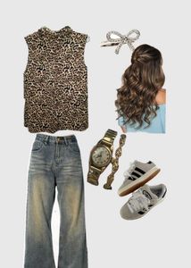 Korean Crop Shirt🐆