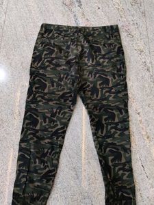 Camo Print Jogger Pants