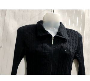 Black Zipper Top For Women&#39;s