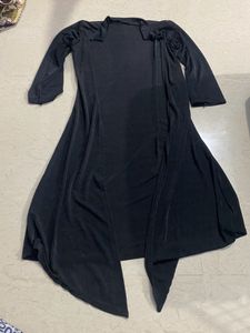 Black Mid see Through Shrug