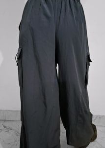 Clearance Grey Parachute Pant