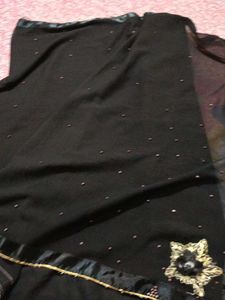 Elegant Black Saree
