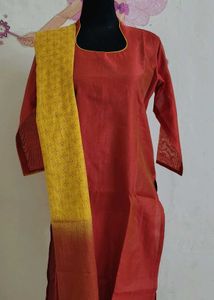 🍁Cotton Kurta Set