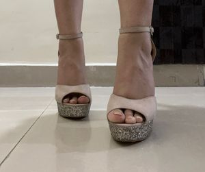 5.5 Inch Truffle Collection Sparkly Stilettos Heel