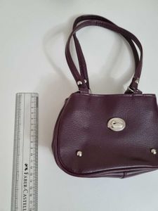 Elegant Purple Small Handbag
