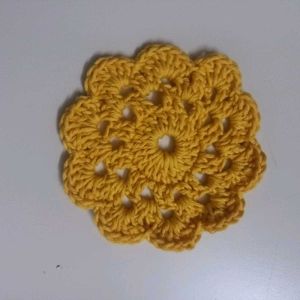 Handmade Crochet Coaster 2 Pieces