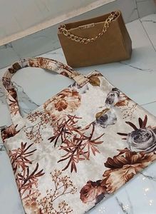 Combo Of  Handbag And Totebag
