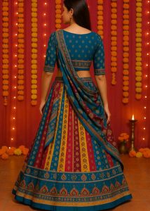 Unstiched Navratri Lehenga Choli Multi Colour