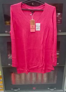 Coral Long Sleeve Sweater