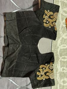 Valvet Blouse For Wedding