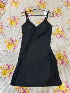 Black Camisole Slip Dress