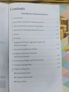 Macroeconomics Class 12 Book