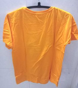 Orange Graphic Print T-Shirt