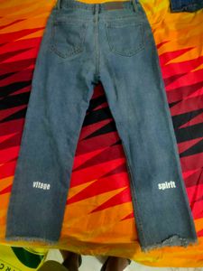 vintage washed jeans totally new
