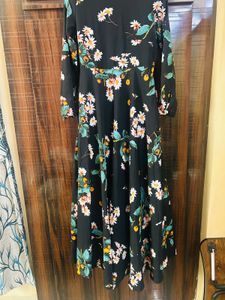 Modest Long Floral Gown